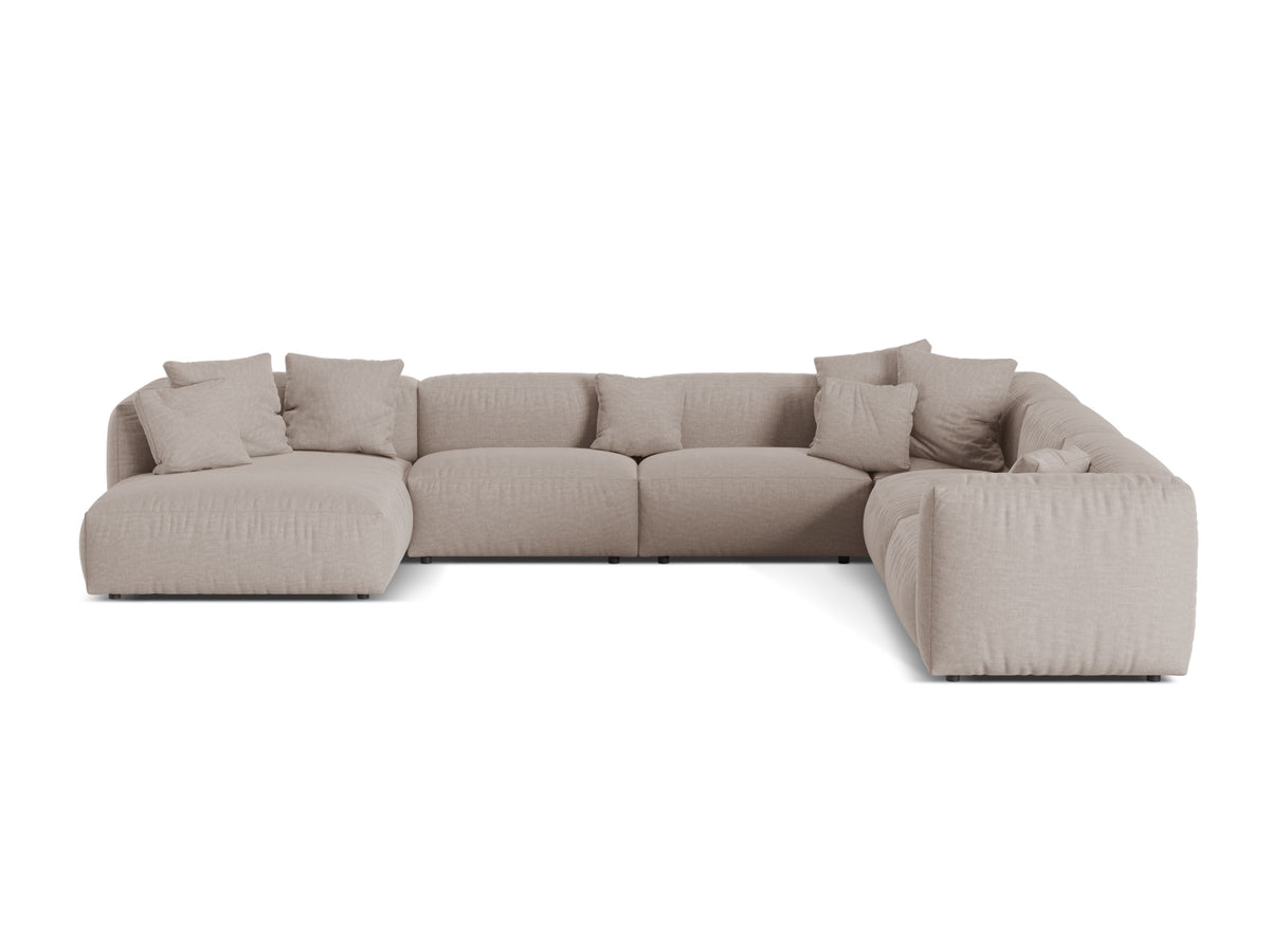 Divano Angolare Componibile XL Martina, 6 Posti, 316x406x75