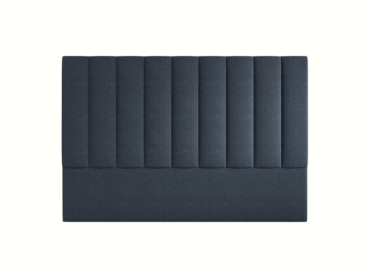 Testiera Marl Alta 120 cm - Blu Navy 180x200