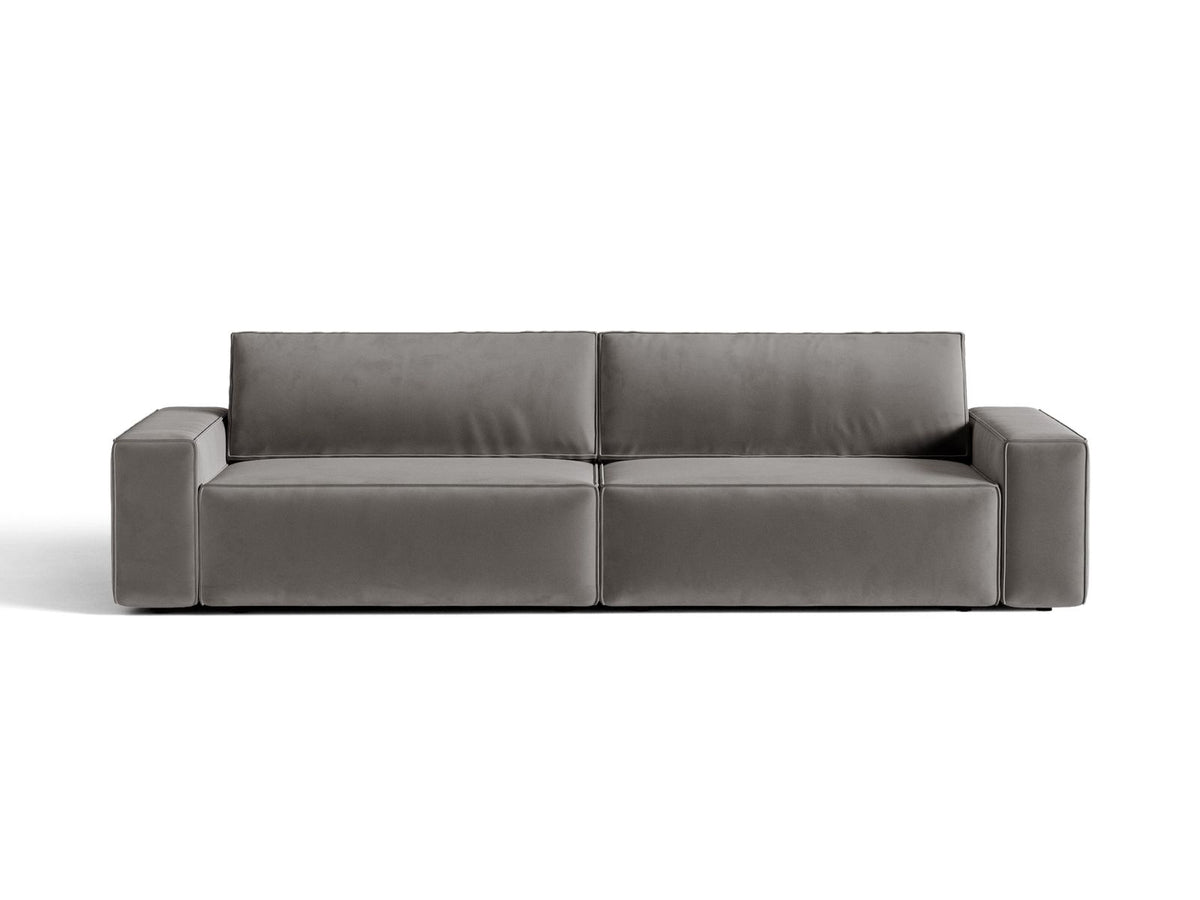 Divano Letto con Contenitore Jodie, 3 Posti, 107x247x86