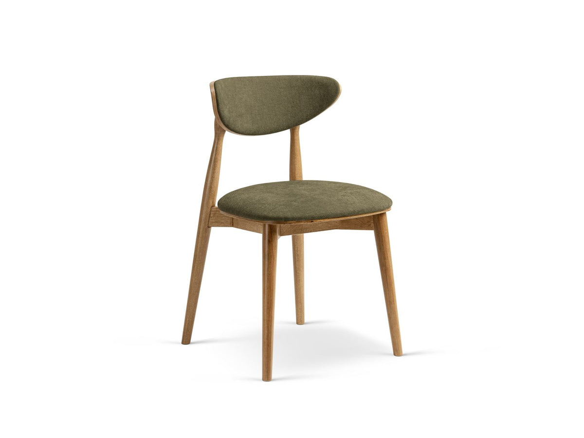 Sedia in Velluto, "Rina", 1 Posto, 47.5x48x79 - Verde Chiaro