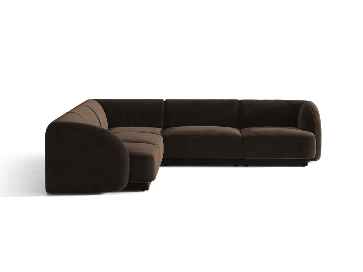 Divano Angolare Simmetrico Miley, 5 Posti, 255x255x70