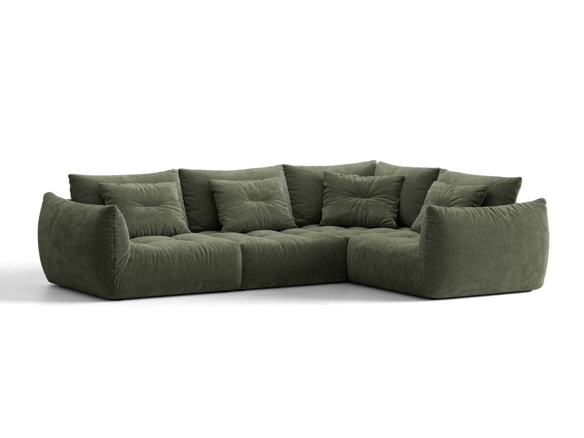 Divano Angolare Componibile Bloom, 3 Posti, 222x316x97