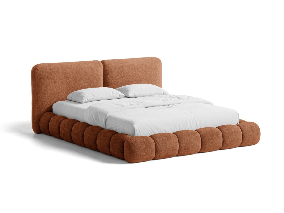 Letto Contenitore con Testata Solange - Terracotta 160x200