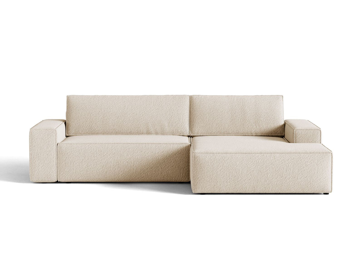 Divano Letto Angolare con Contenitore Jodie, 3 Posti, 151x246x86