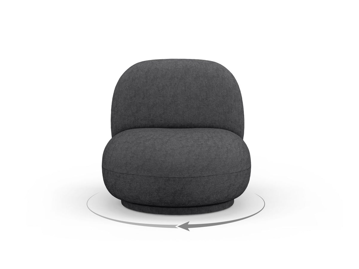 Poltrona Girevole Chuck, 1 Posto, 77x78x80