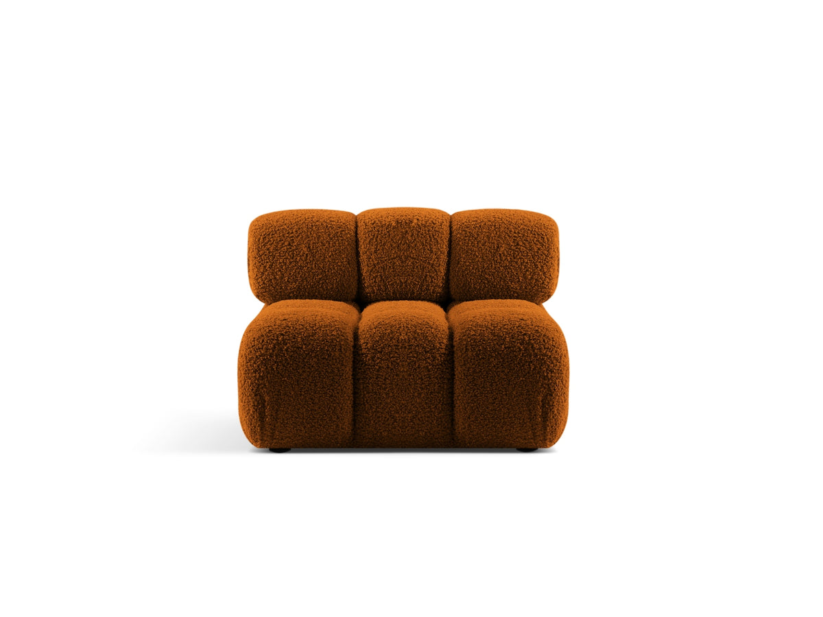 Modulo senza Braccioli, "Bellis", 1 Posto, 94x94x70 - Mattone