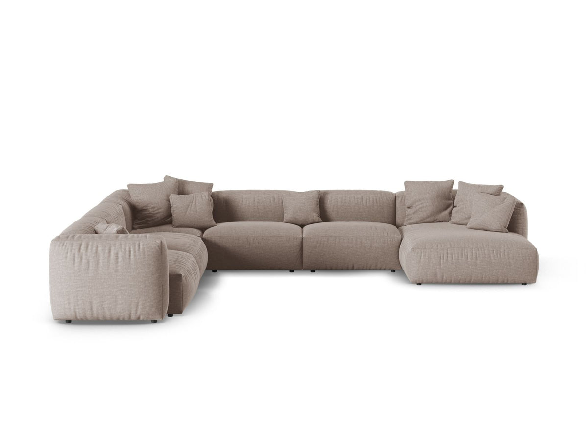 Divano Angolare Componibile XL Martina, 6 Posti, 330x420x75