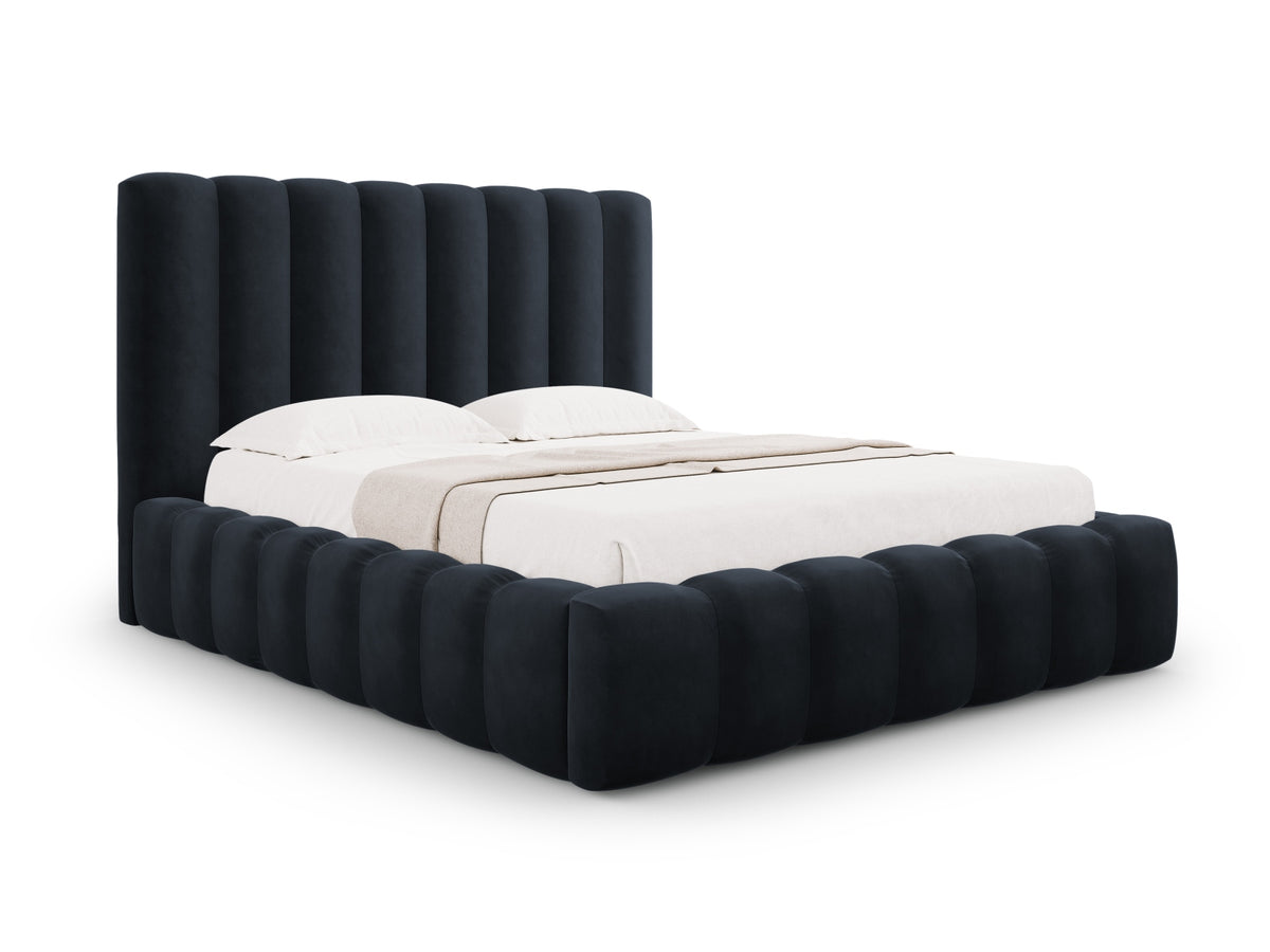 Letto contenitore con testiera, "Kelp", 230x205x125
