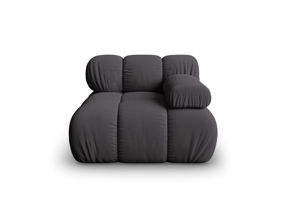 Modulo Destro, "Bellis", 1 Posto, 94x94x70 - Espresso