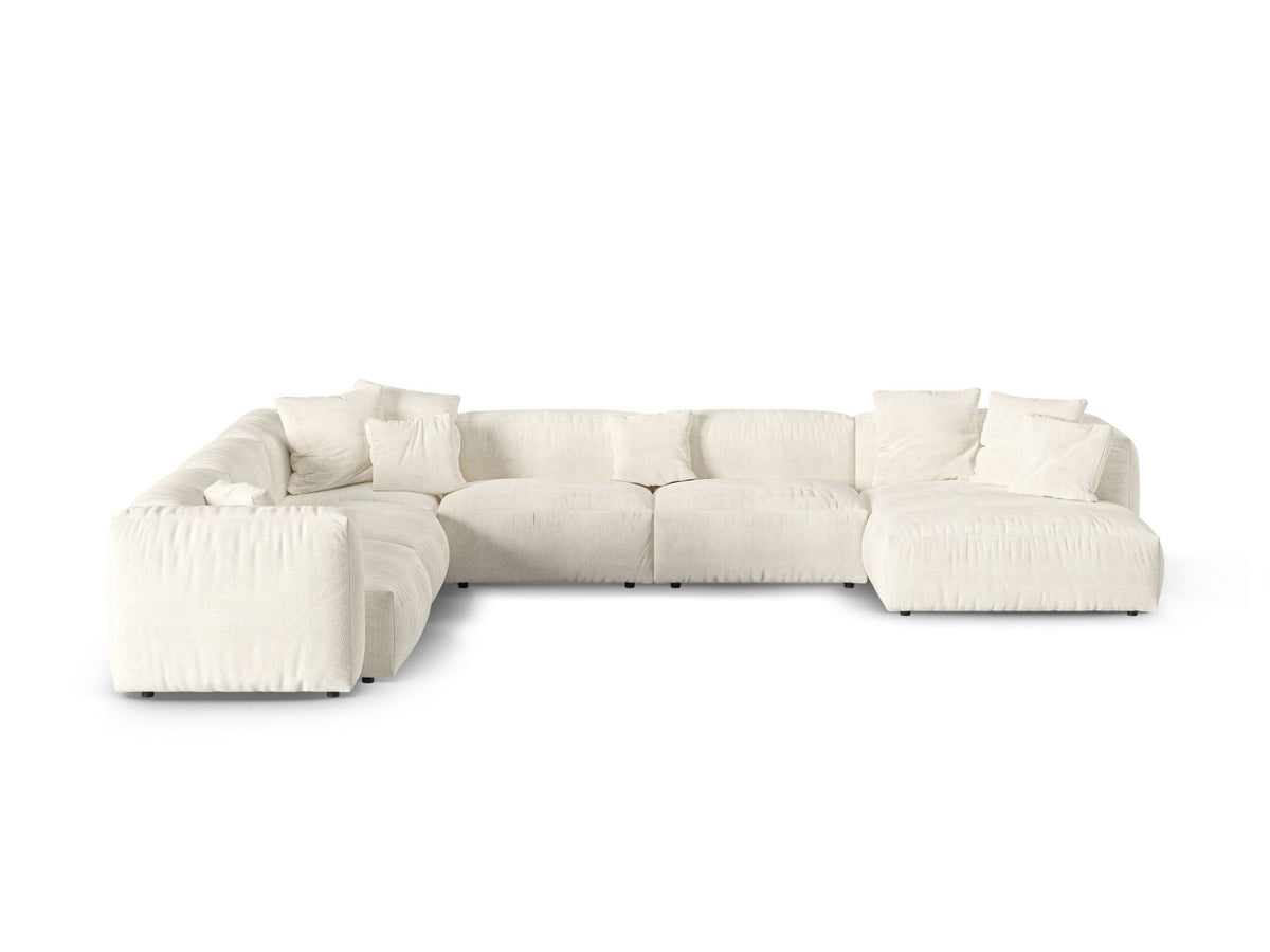 Divano Angolare Componibile XL Martina, 6 Posti, 330x420x75