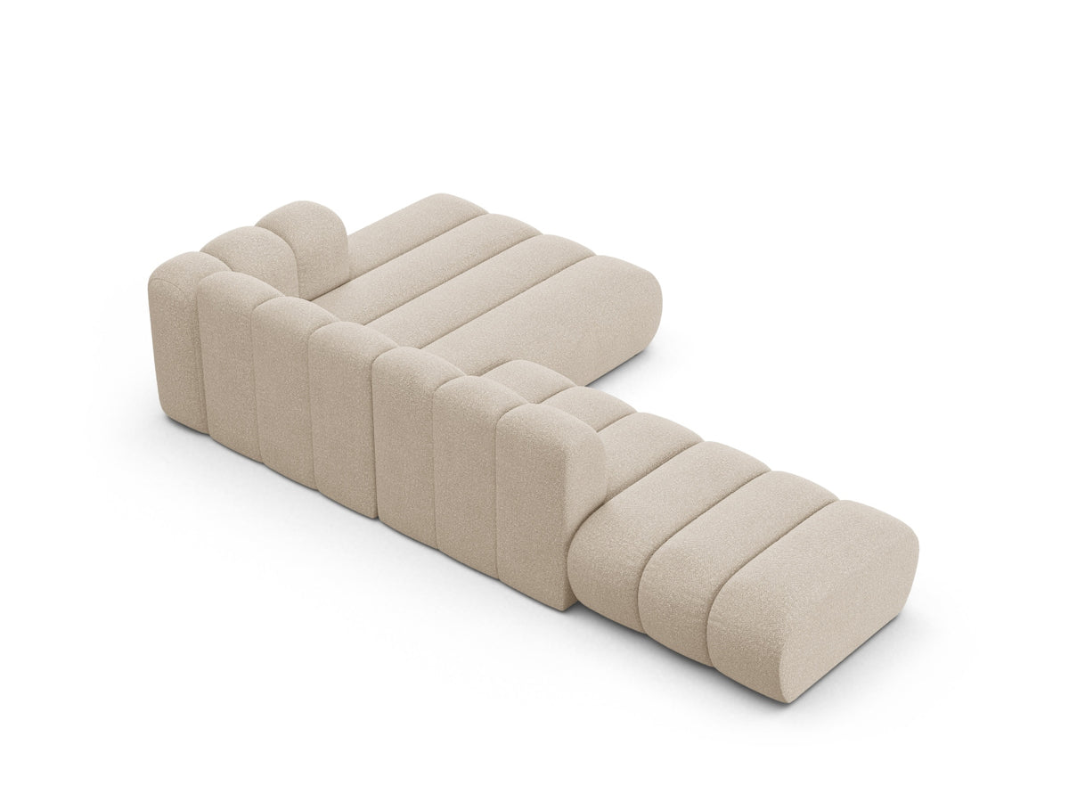 Divano Angolare Componibile Aperto Lupine, 5 Posti, 177x299x70
