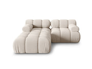Divano Modulare, "Bellis", 3 Posti, 188x188x70 - Beige Chiaro