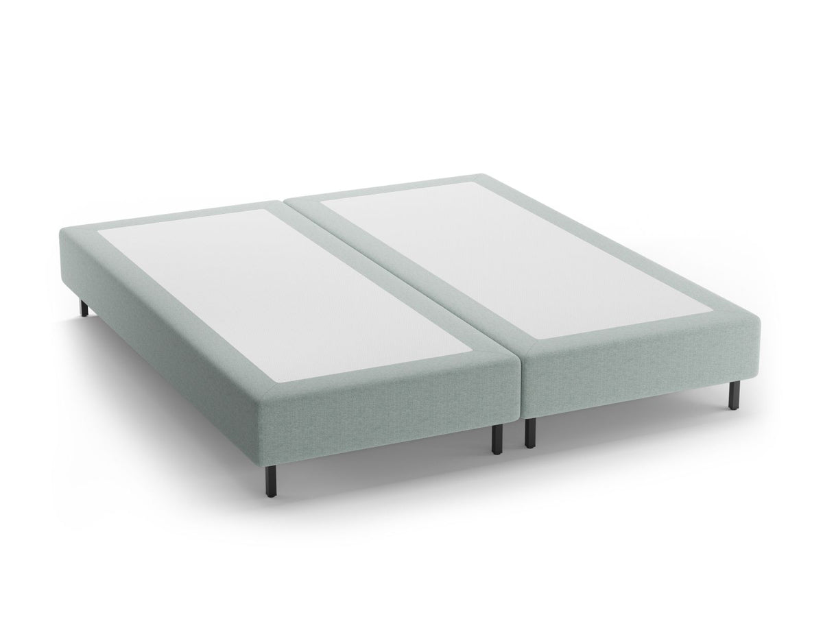 Base Letto Whale Gambe metallo nero - Menta 180x200