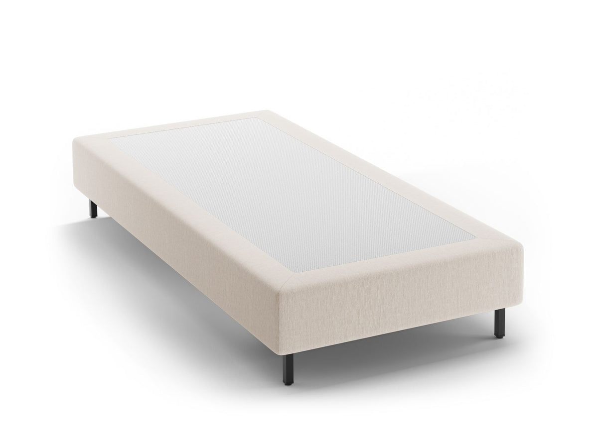 Base Letto Whale Gambe metallo nero - Bianco 90x200