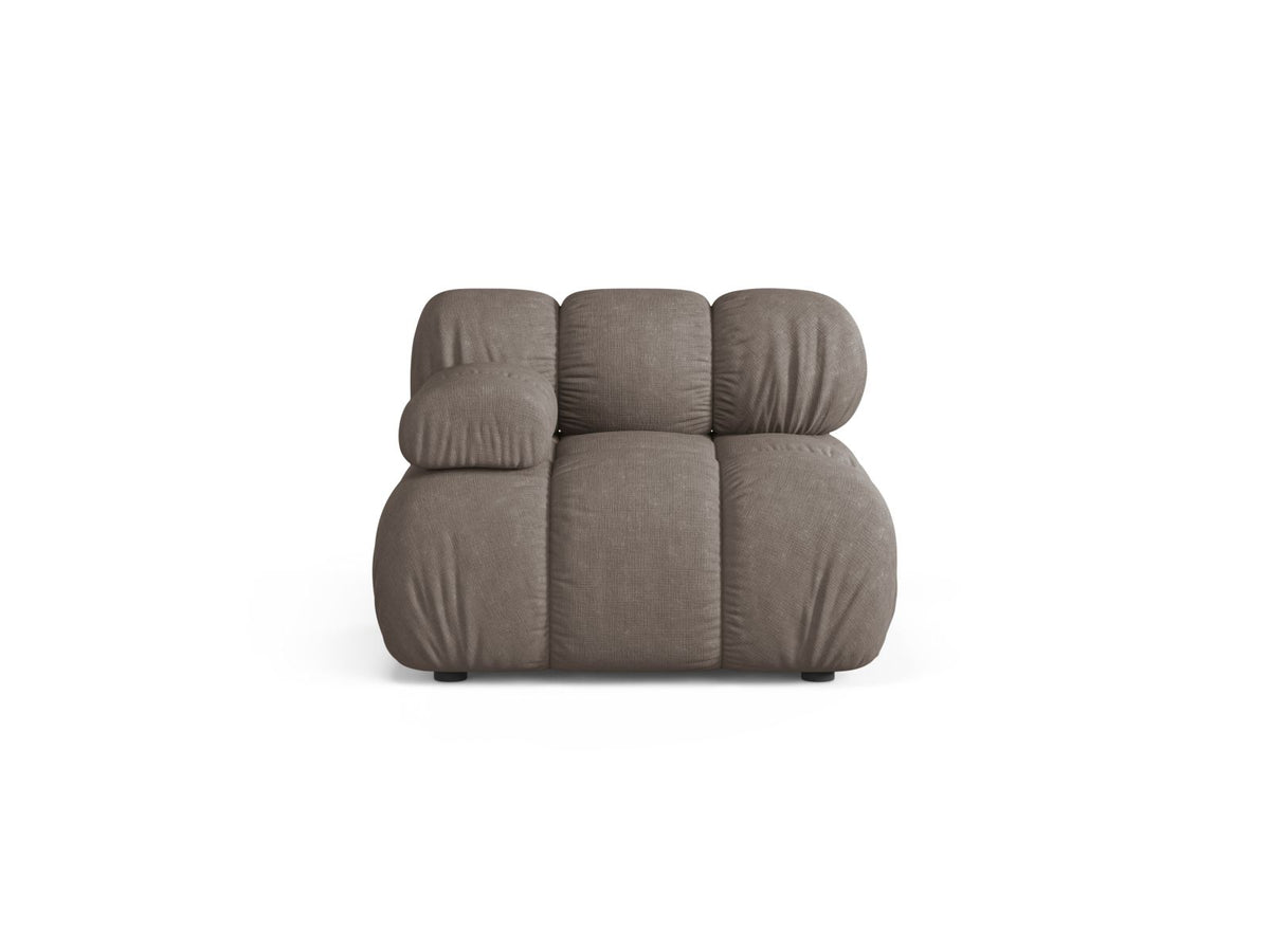 Modulo Sinistro, "Bellis", 1 Posto, 94x94x70 - Cappuccino