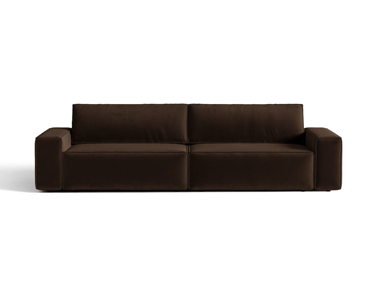 Divano Letto con Contenitore Jodie, 3 Posti, 107x247x86