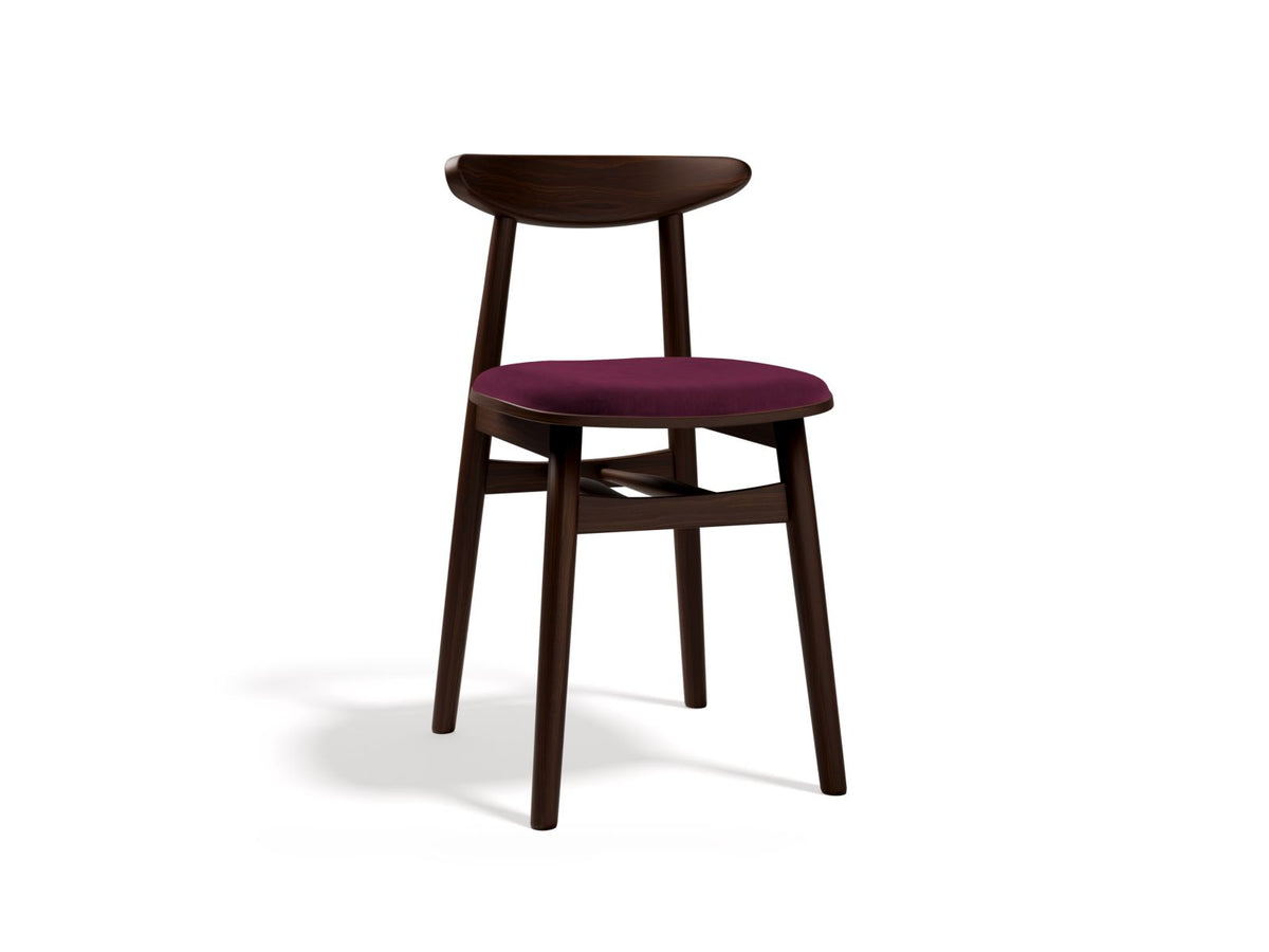 Sedia, "Bony", 1 Posto, 42x47x80 - Borgogna