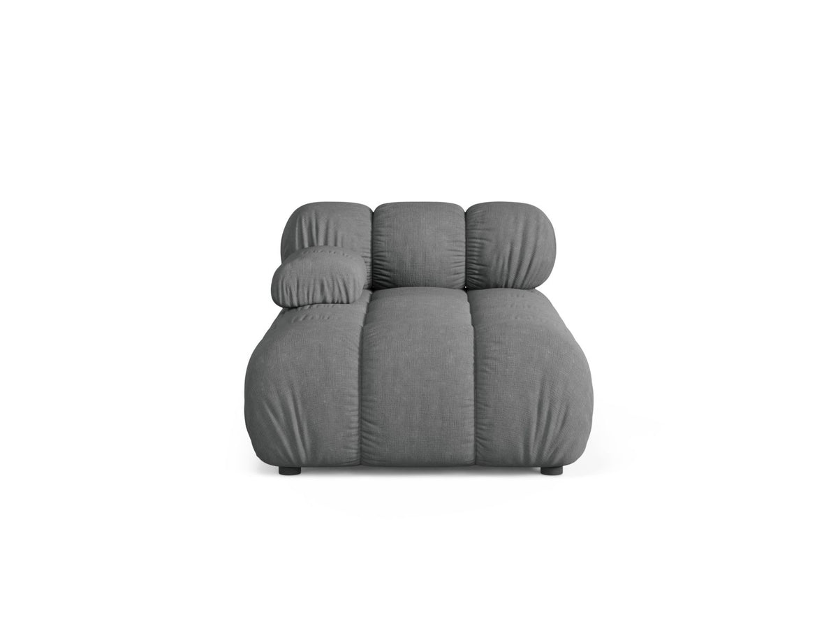 Chaise Longue Sinistra, "Bellis", 1 Posto, 155x94x70 - Grigio