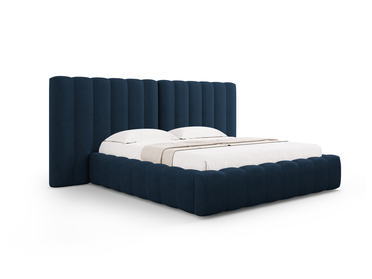 Letto contenitore con testiera doppia, "Kelp", 230x300x100