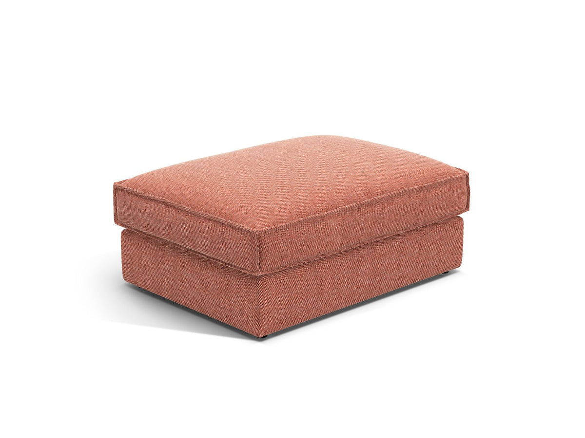 Pouf, "Pola", 1 Posto, 103x78x44 - Rosso