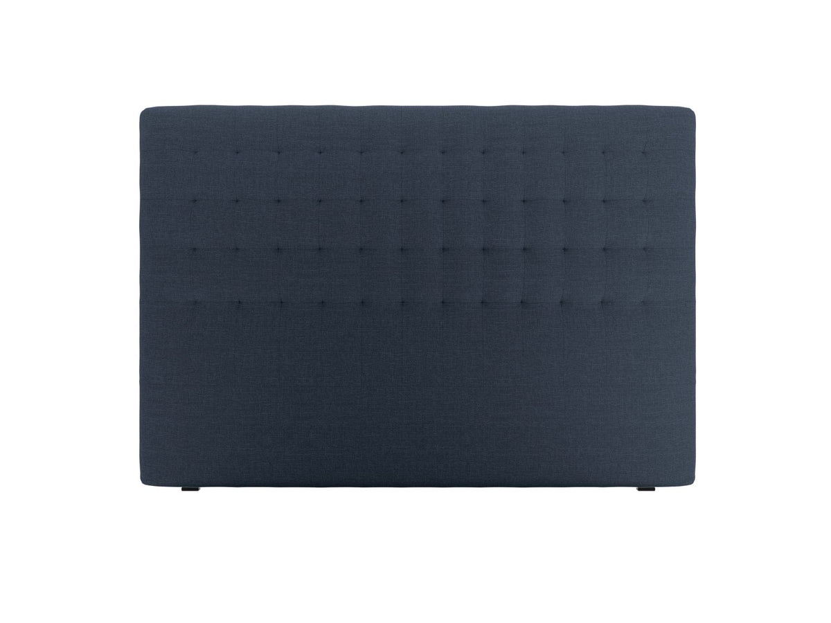 Testiera Nova Alta 120 cm - Blu Navy 180x200