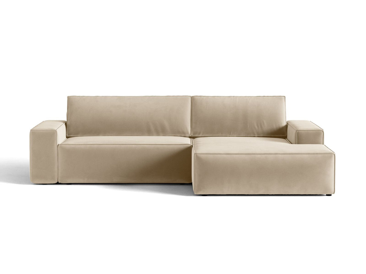 Divano Letto Angolare con Contenitore Jodie, 3 Posti, 151x246x86