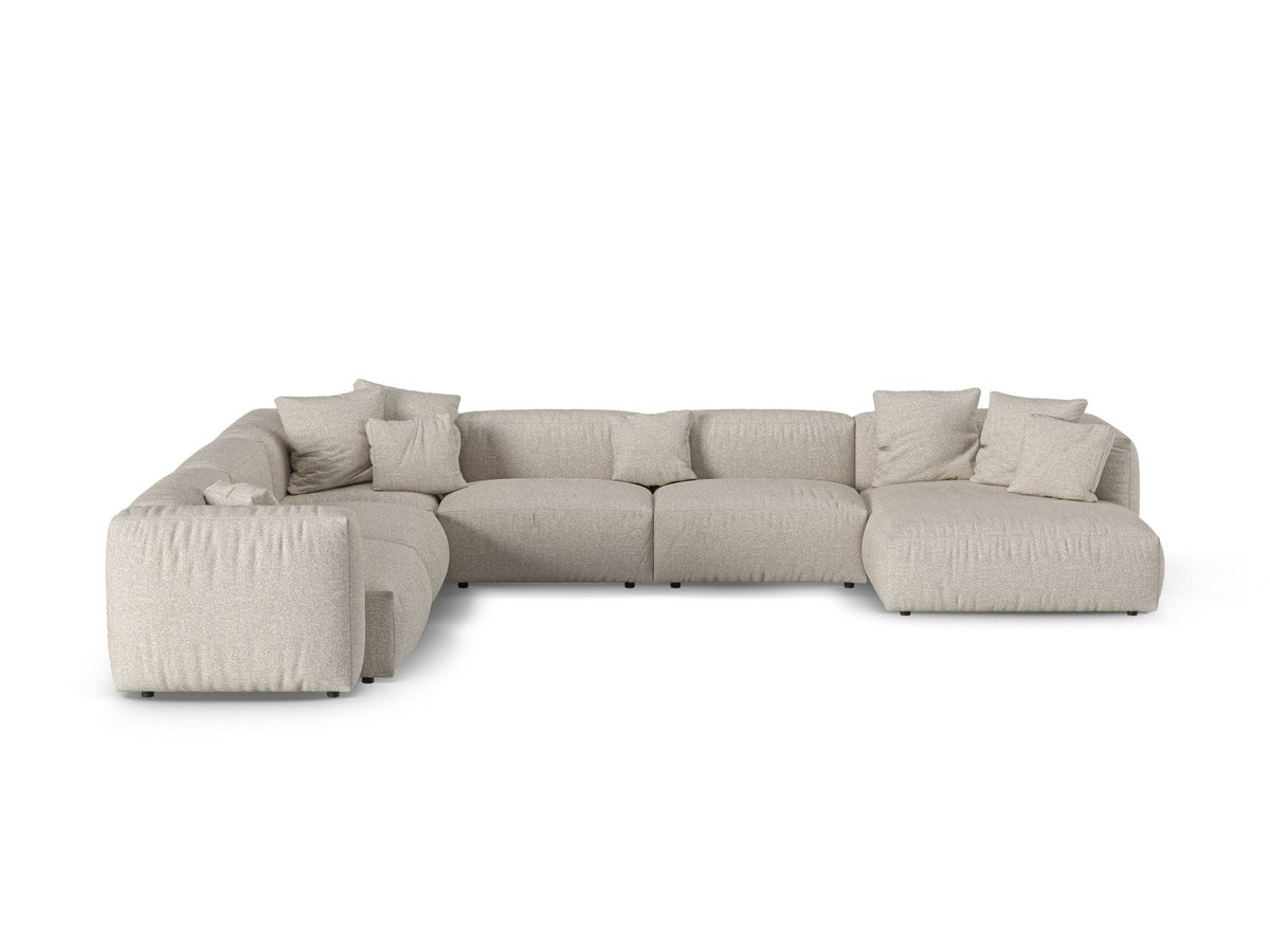 Divano Angolare Componibile XL Martina, 6 Posti, 330x420x75