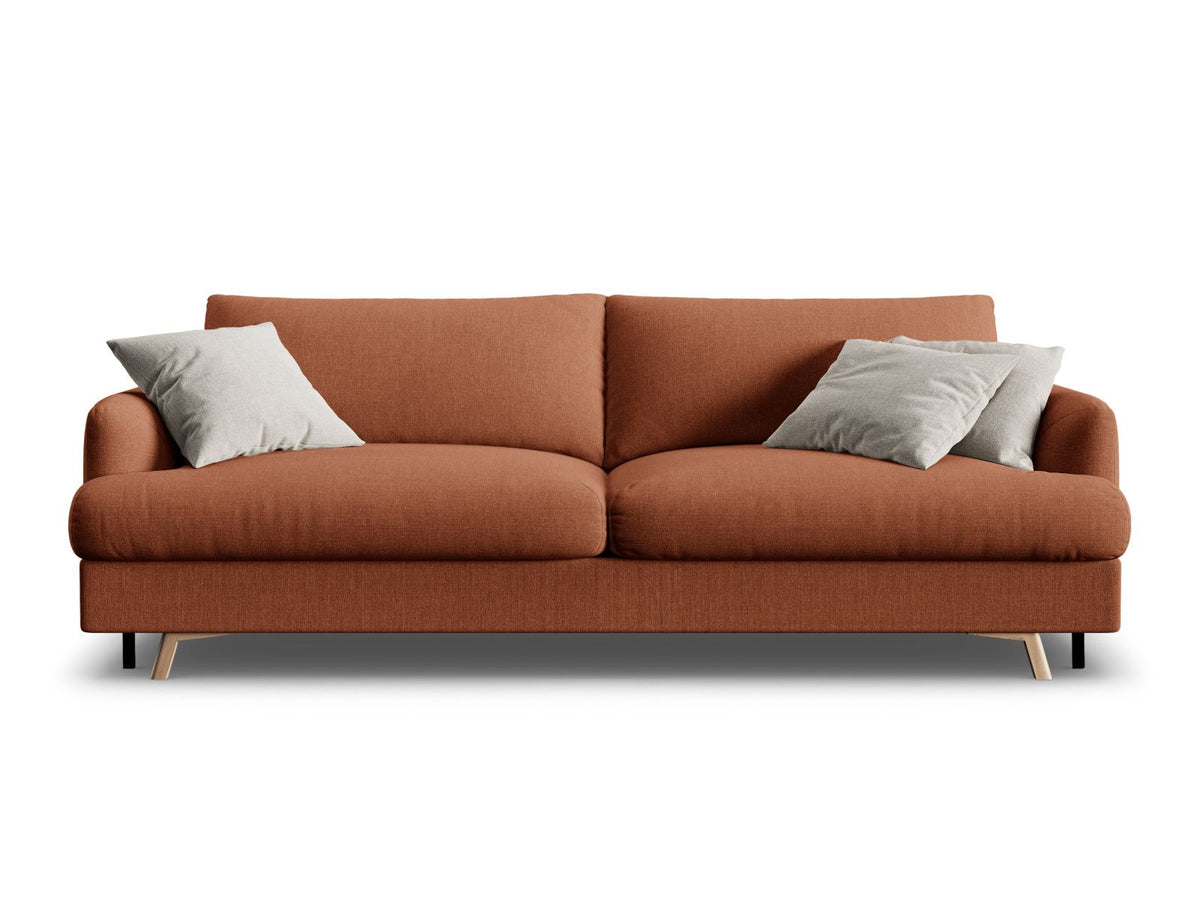 Divano Letto con Contenitore Naomi, 3 Posti, 110x233x95