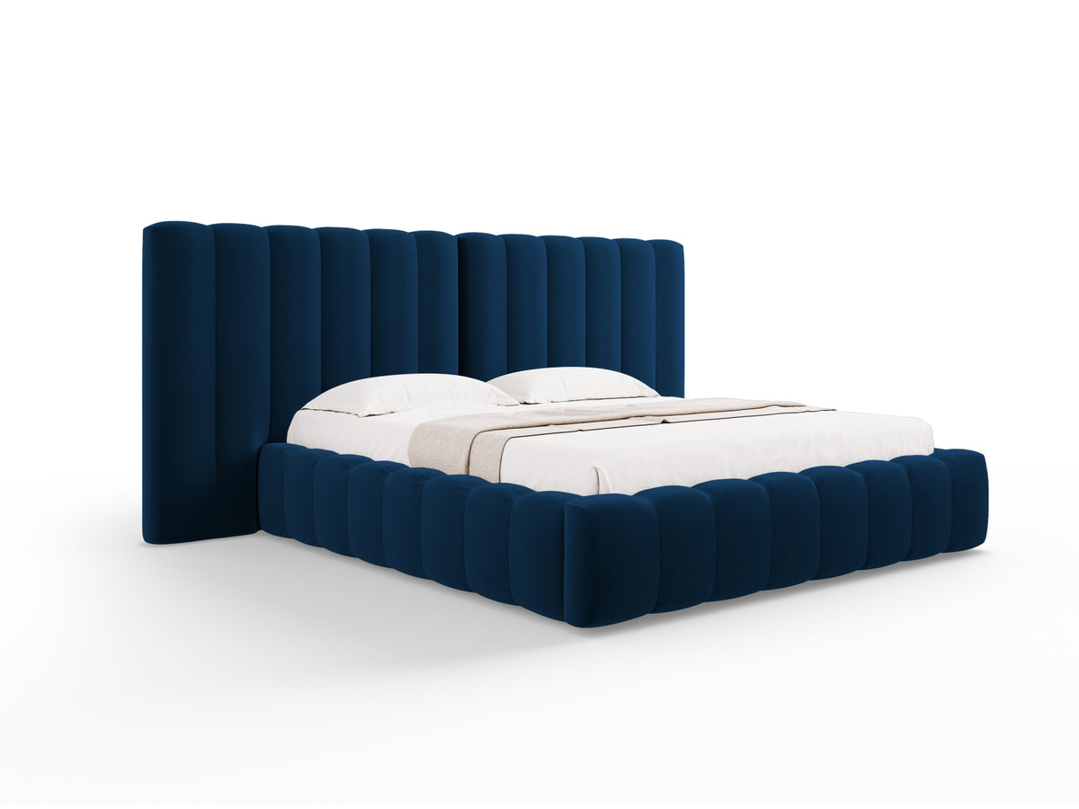 Letto contenitore con testiera doppia, "Kelp", 230x250x100