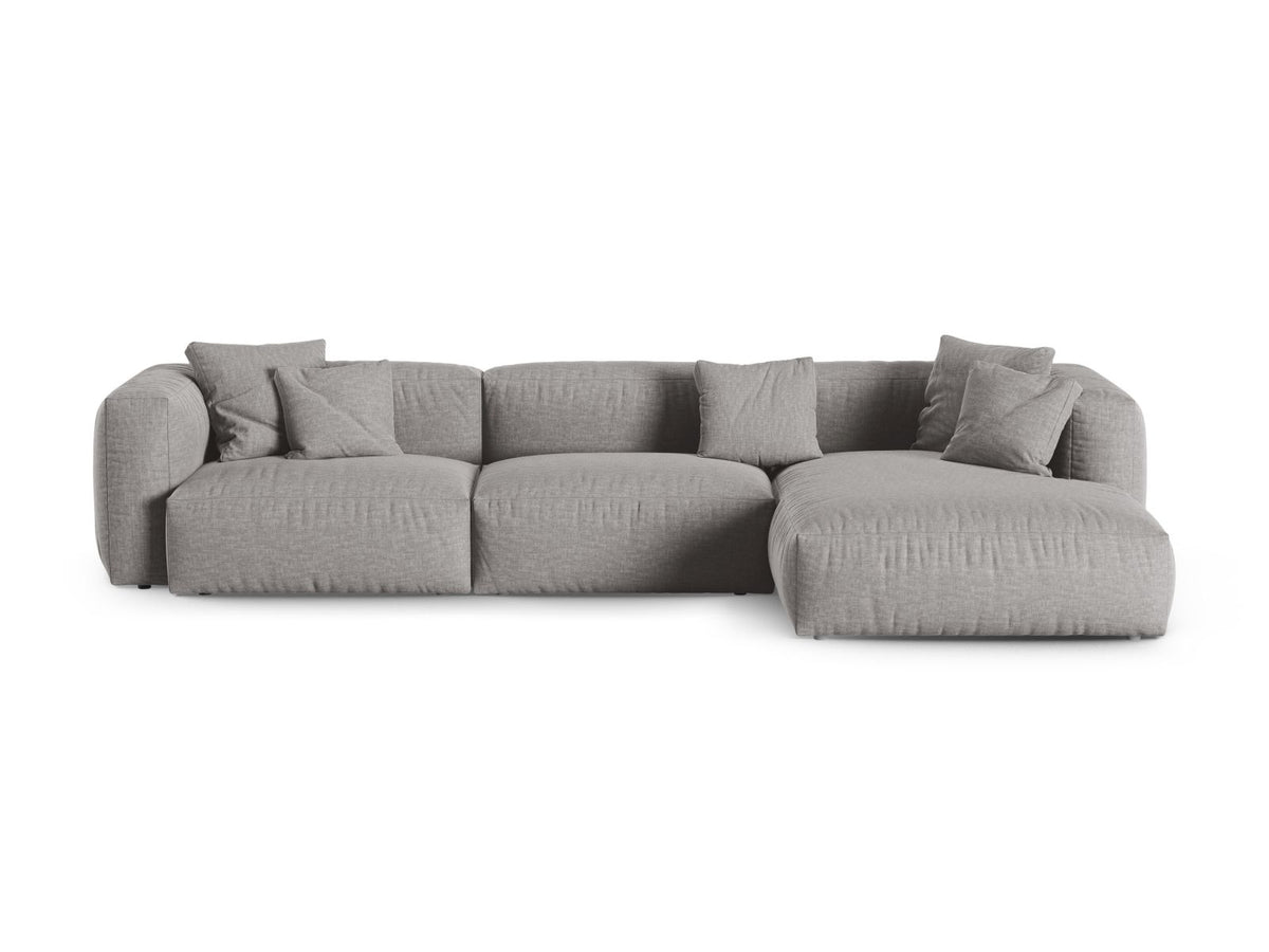Divano Angolare Componibile XL Martina Seduta Profonda, 3 Posti, 176x330x75
