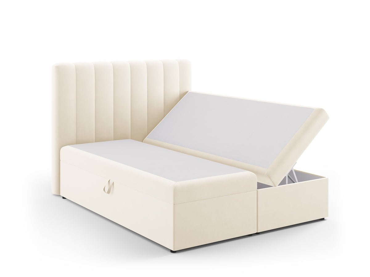 Letto: testiera + molle/materasso + coprimaterasso, "Kelp", 210x160x125