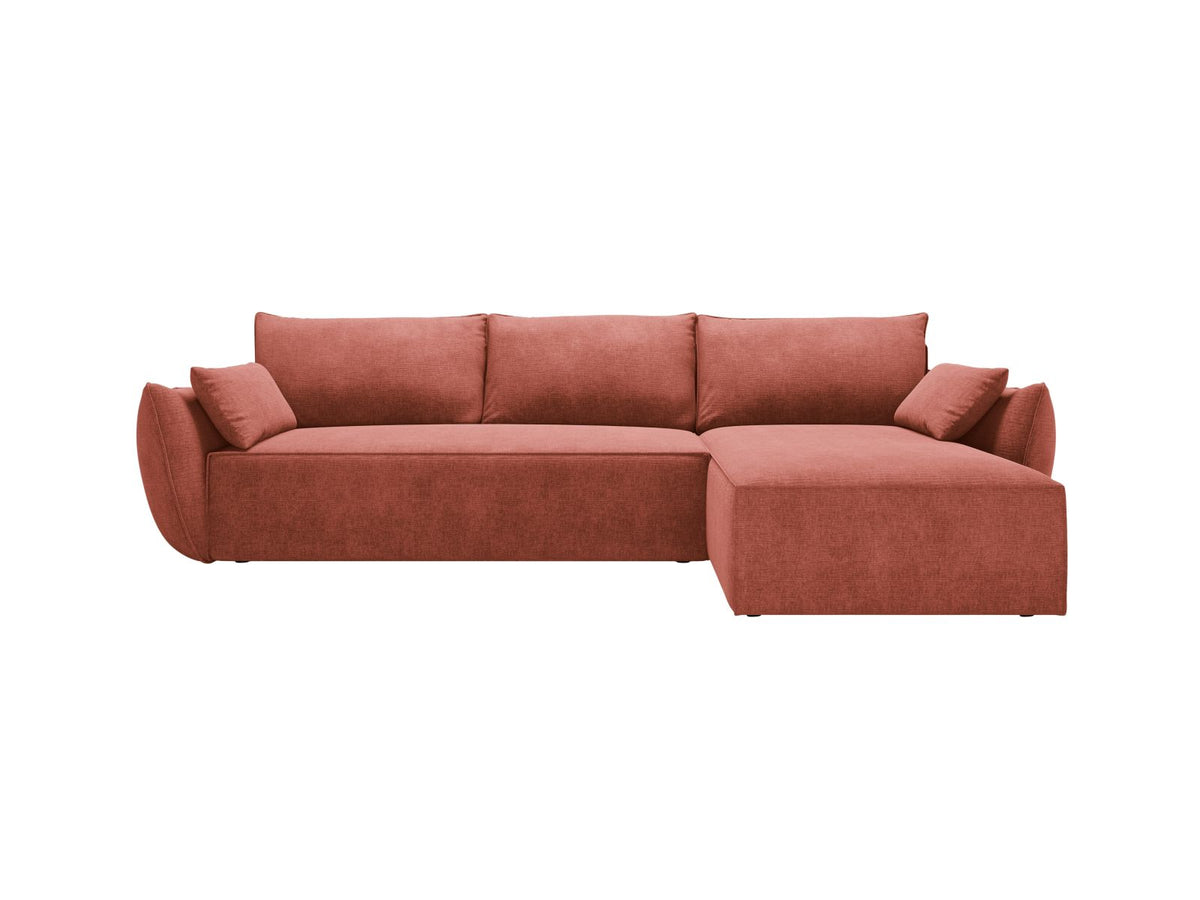 Divano Letto Angolare con Contenitore Kaelle, 4 Posti, 168x262x87