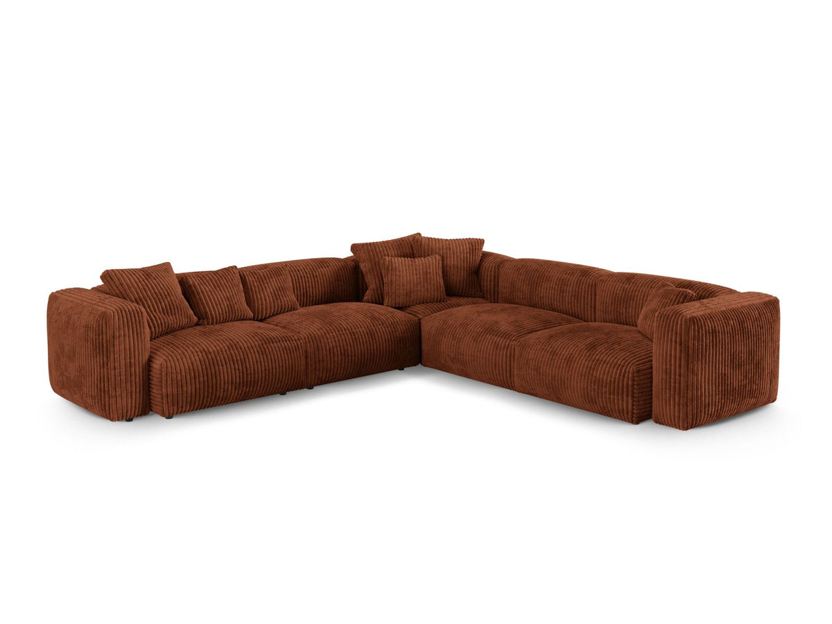 Divano Angolare Simmetrico Componibile XL Martina, 5 Posti, 330x330x75