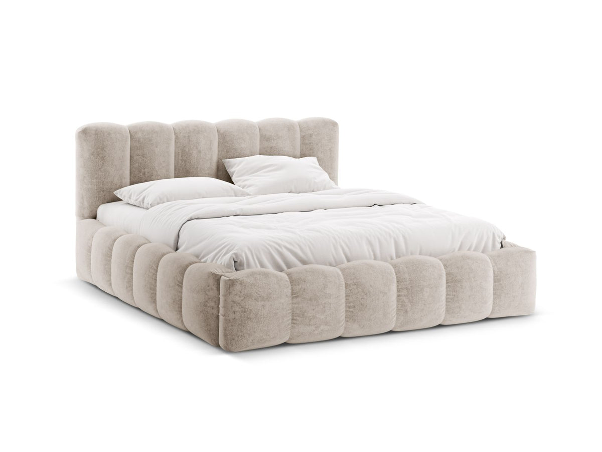 Letto Contenitore con Testata Lupine - Beige 200x200