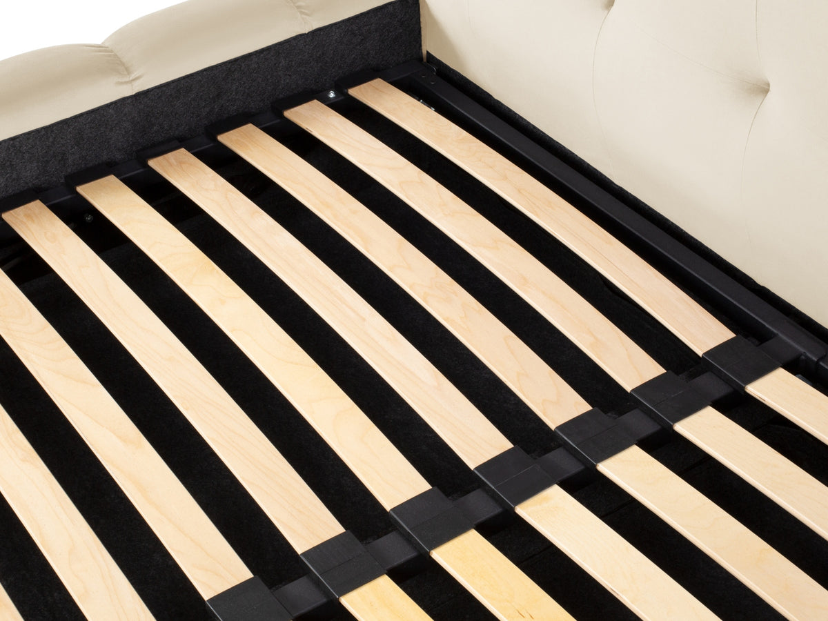 Letto contenitore con testiera doppia, "Mamaia", 230x250x100