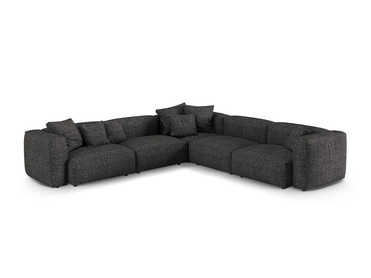 Divano Angolare Simmetrico Componibile XL Martina, 5 Posti, 330x330x75