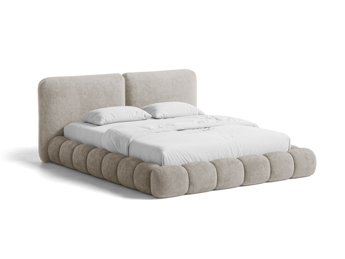 Letto Contenitore con Testata Solange - Beige 200x200