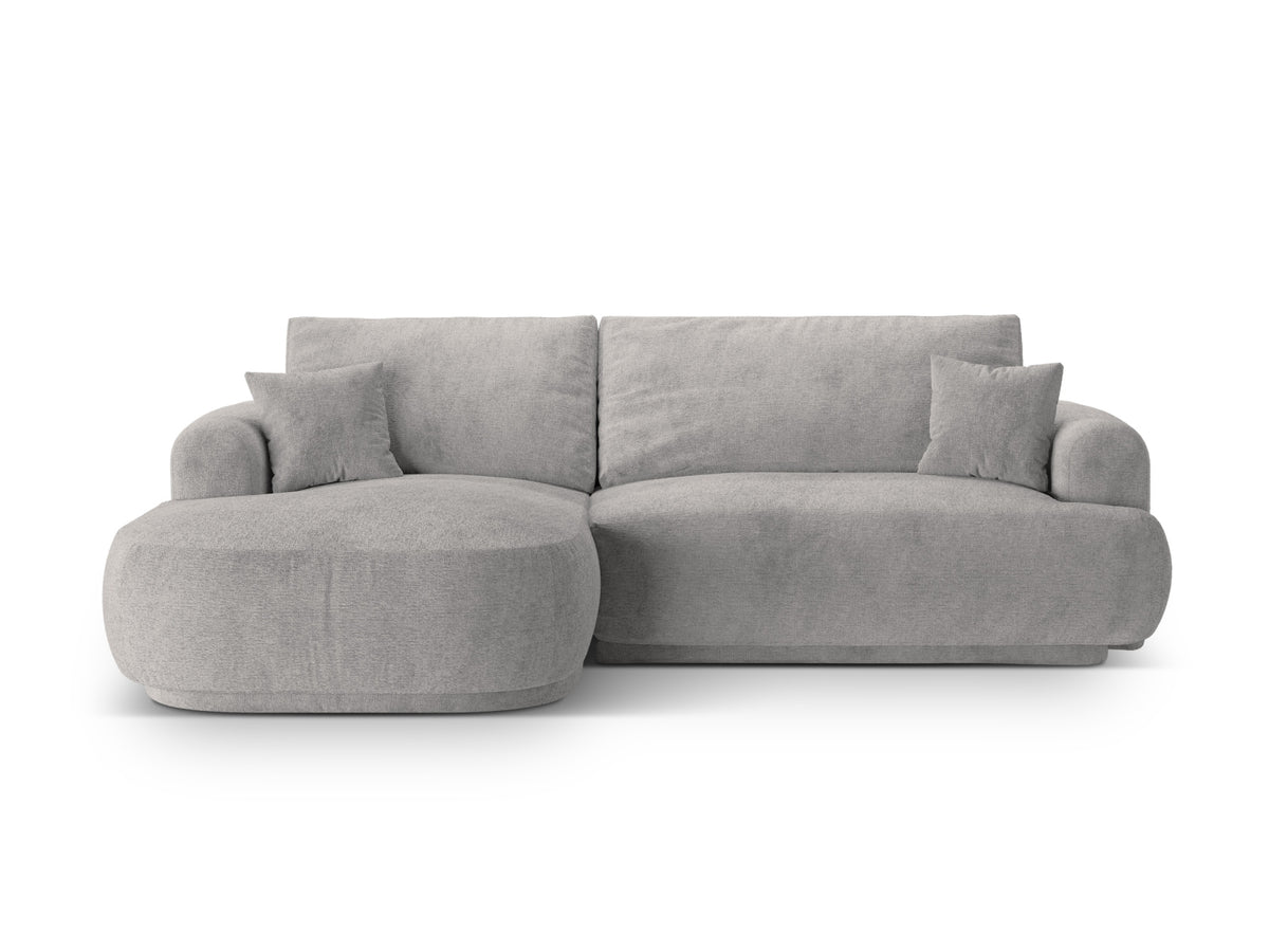 Divano Letto Angolare Componibile con Contenitore Ella, 5 Posti, 174x271x88
