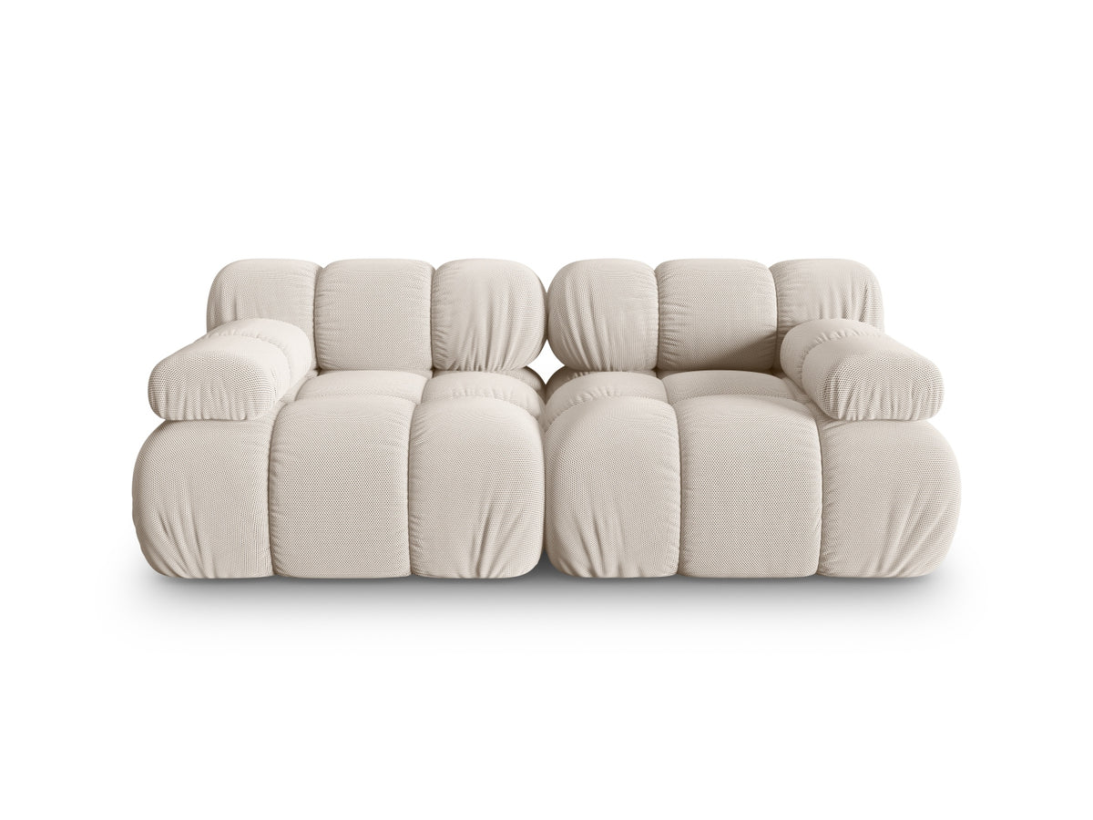 Divano Modulare, "Bellis", 2 Posti, 188x94x70 - Beige Chiaro