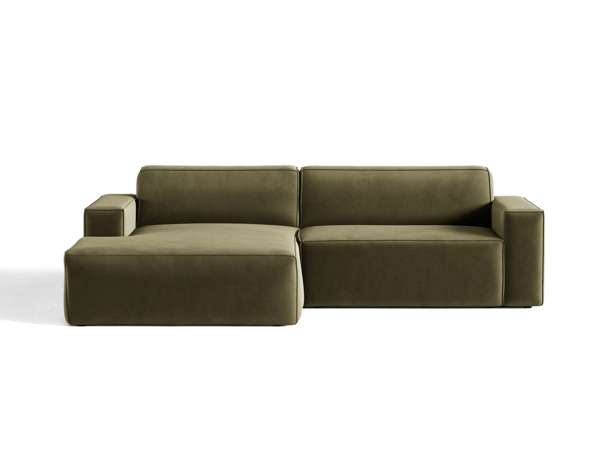 Divano Angolare Componibile Jodie, 3 Posti, 162x224x77