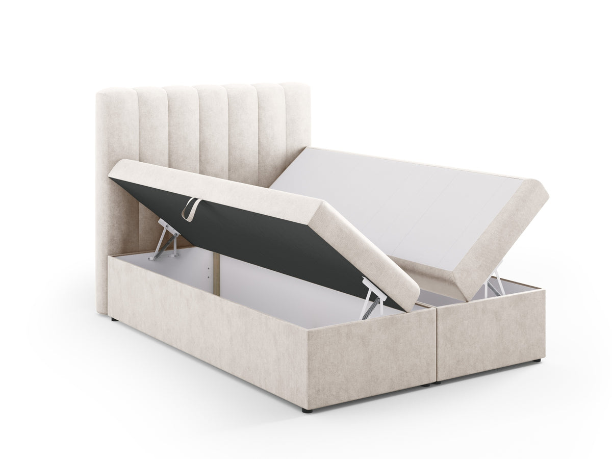Letto: testiera + molle/materasso + coprimaterasso, "Kelp", 210x140x125