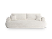 Divano Letto con Contenitore Ella, 3 Posti, 108x253x88