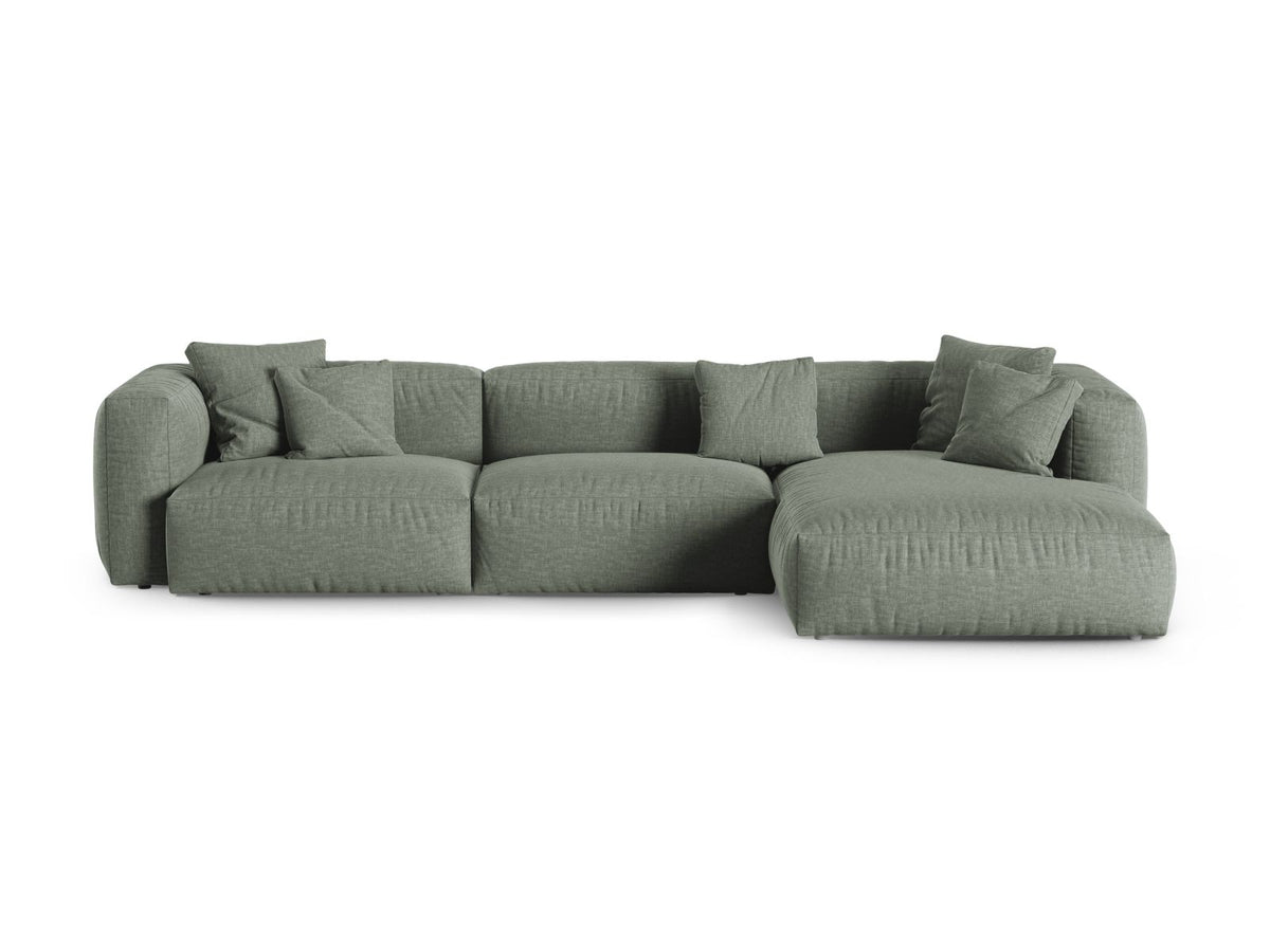 Divano Angolare Componibile XL Martina Seduta Profonda, 3 Posti, 176x330x75