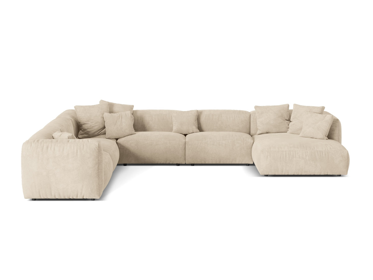 Divano Angolare Componibile XL Martina, 6 Posti, 316x406x75