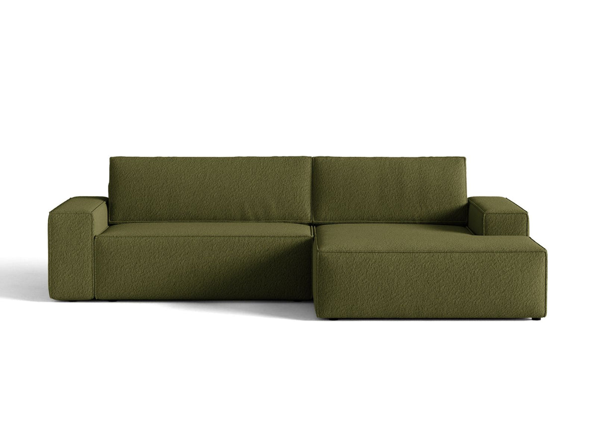 Divano Letto Angolare con Contenitore Jodie, 3 Posti, 151x246x86