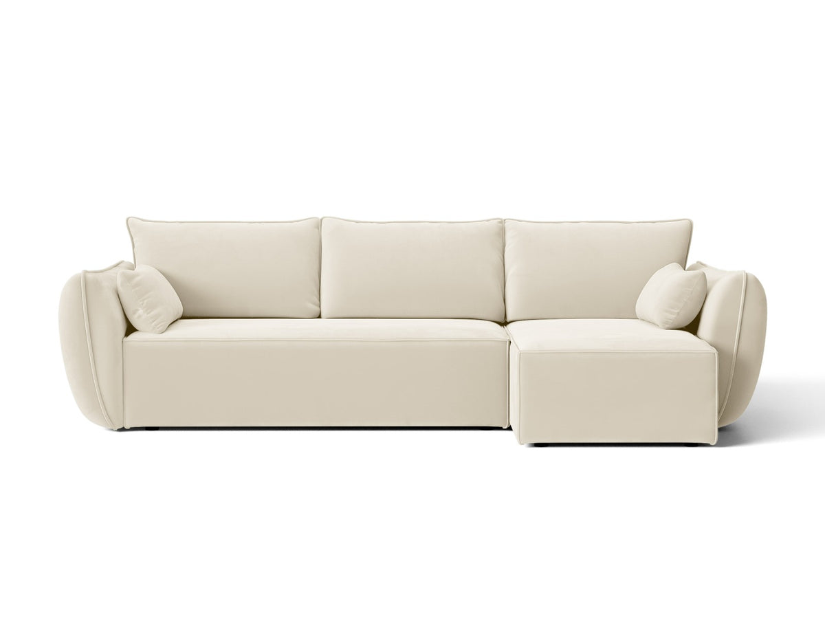 Divano Letto Angolare con Contenitore Kaelle, 4 Posti, 168x262x87