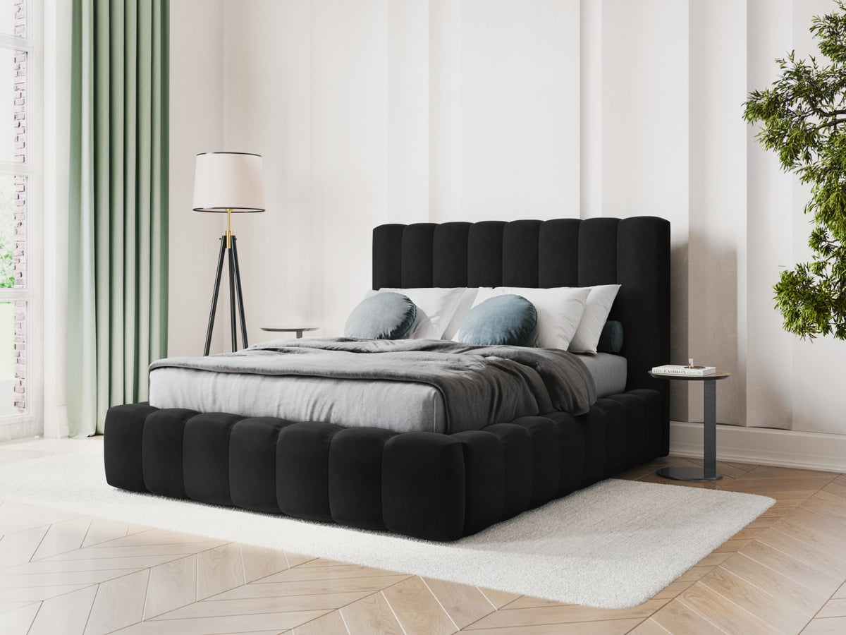 Letto contenitore con testiera, "Kelp", 230x165x125