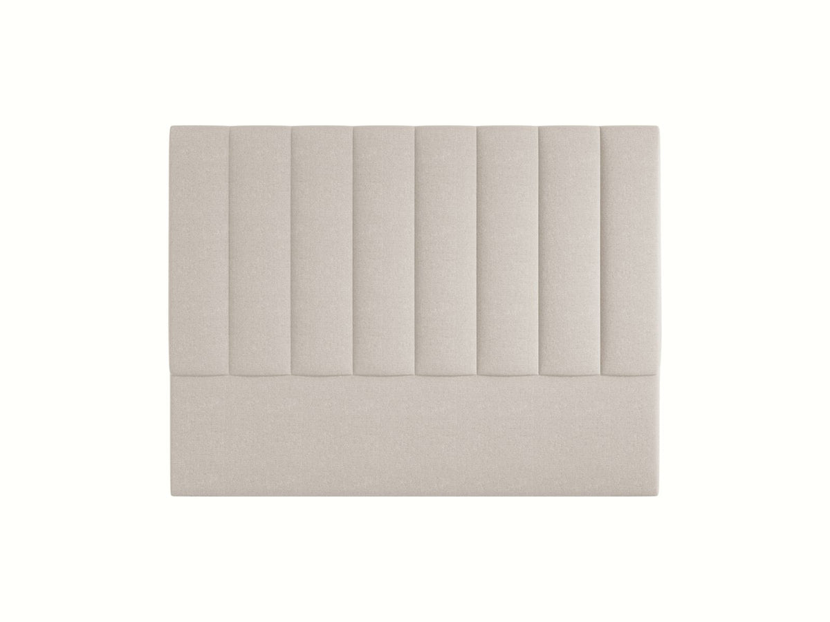 Testata del Letto, "Marl", 160x8x120 - Beige Scuro