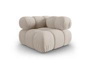 Modulo Angolare, "Bellis", 1 Posto, 94x94x70 - Beige Chiaro