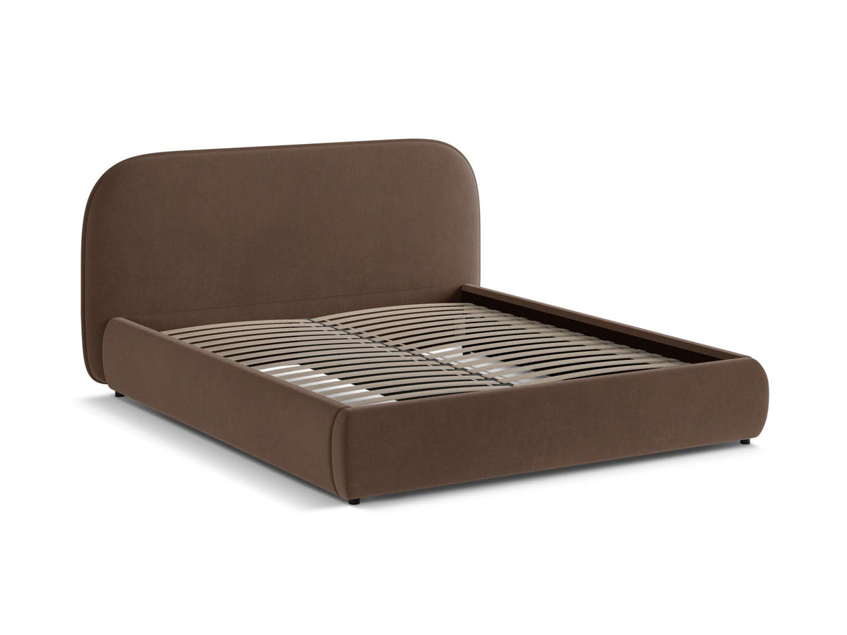 Letto con Testata Murada - Cioccolato 160x200